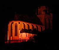Oberwesel on Rhine river, St.-Martins-Kirche (church of St. Martin), 1999-09-11-26-rif-martinskirche-200,  2000 WHO