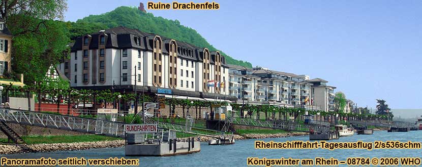 Ruin Drachenfels near Konigswinter on the Rhine River